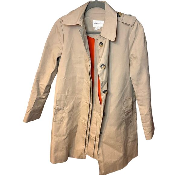 Club Monaco Camel Trench Coat XS - Picture 1 of 11